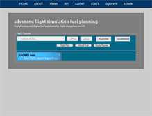 Tablet Screenshot of fuelplanner.com